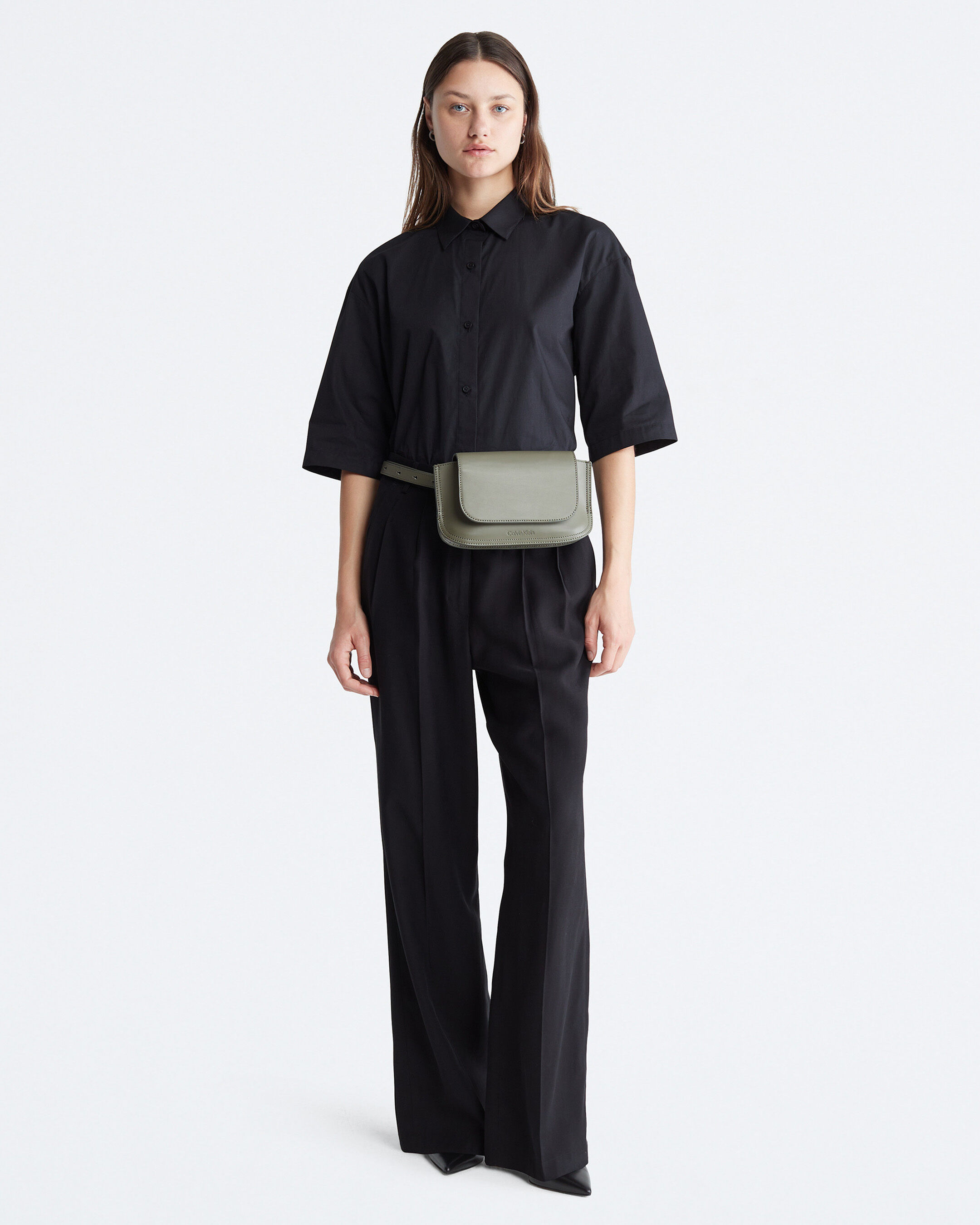 Calvin klein flap new arrivals messenger