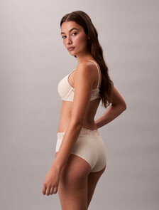Perfectly Fit Lace Hipster, Bone White, hi-res