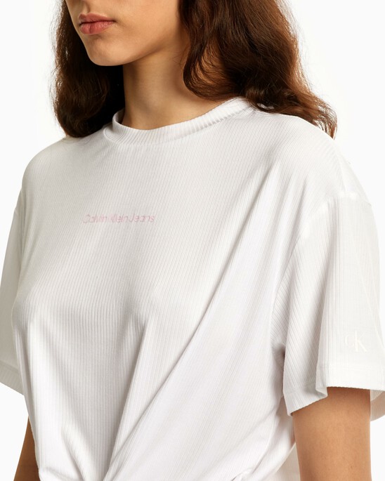 FAST TRACK VISCOSE KNOT TEE