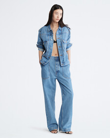STANDARDS UTILITY DENIM JACKET, COASTAL BLUE, hi-res