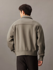Twill Zip Up Jacket, Rock Ridge, hi-res