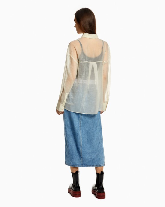 SHEER CHIFFON SHIRT
