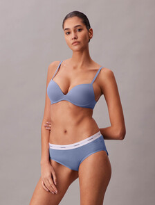 Cotton Stretch Rib Hipster, Blue Tulip, hi-res