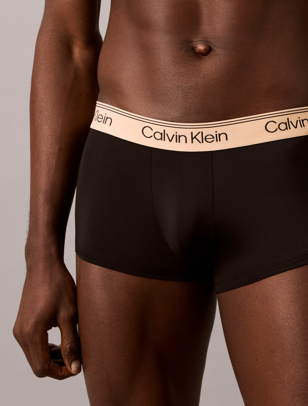 3 件裝低腰平口內褲 - Microfibre Stretch, Black Bodies w/ Gulf Blue/Light Cast/Peach Bliss W, hi-res