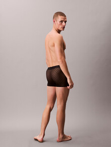 Trunks - Microfibre Lace, Black, hi-res