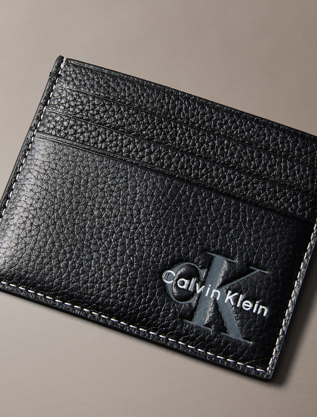Monologo Card Holder, Black, hi-res