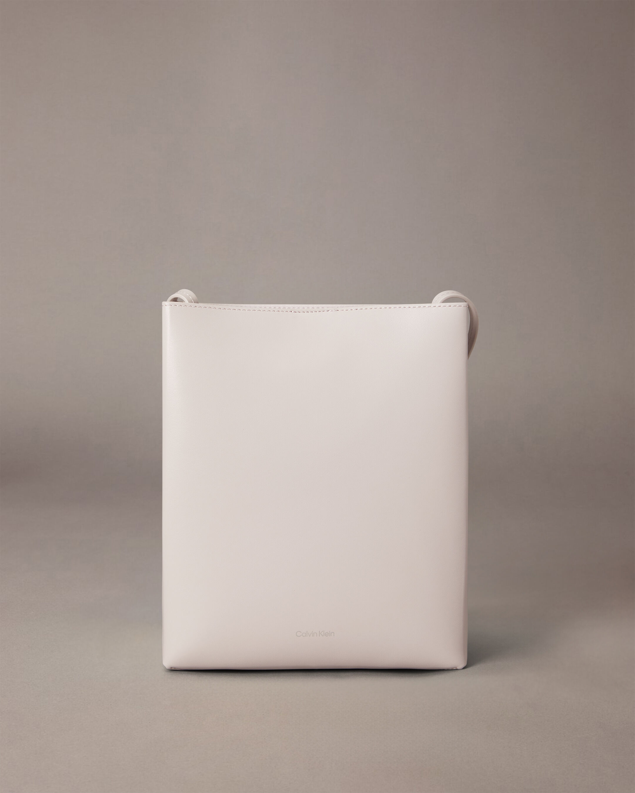 CK Paper Bag Leather Crossbody grey Calvin Klein Hong Kong