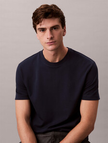 同色調 Monogram 圓領 T 恤, Dark Sapphire, hi-res