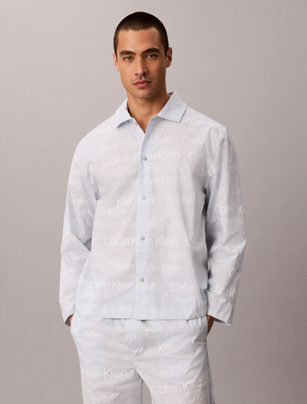 Classic Comfort Button Down Shirt, 21691 Sequin Logo Plein Air, hi-res