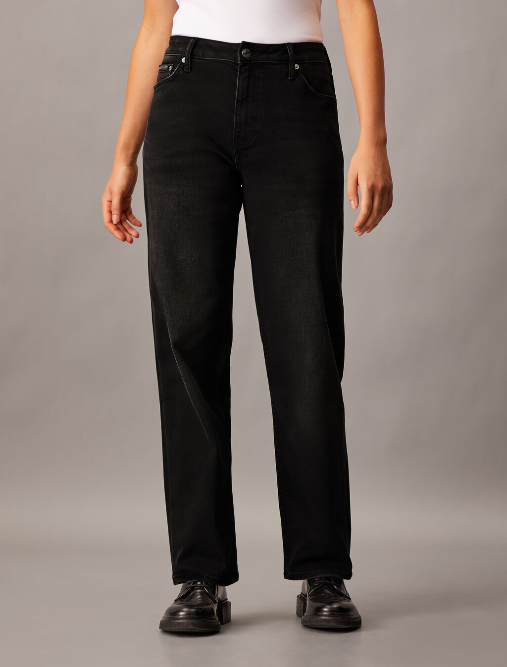 37.5 90s Straight Black Jeans, Denim Black, hi-res