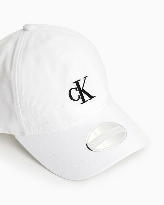 CK MONOGRAM COTTON CAP