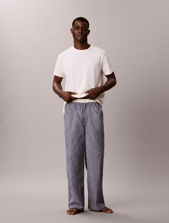 Cotton Chambray Sleep Pants