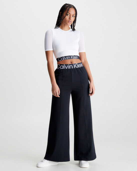 EFFECT CROPPED GYM T-SHIRT