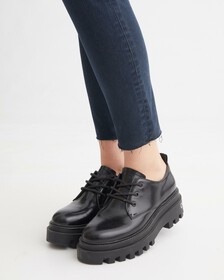 ULTIMATE STRETCH 高腰緊身及踝牛仔褲, Blue Black Rwh, hi-res