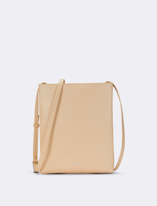 Line Leather Crossbody Bag