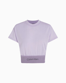 Cropped Gym T-Shirt, PASTEL LILAC, hi-res