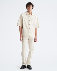 NATURALS RAW RINSE DENIM BUTTON-DOWN SHIRT, NATURAL RAW RINSE, hi-res