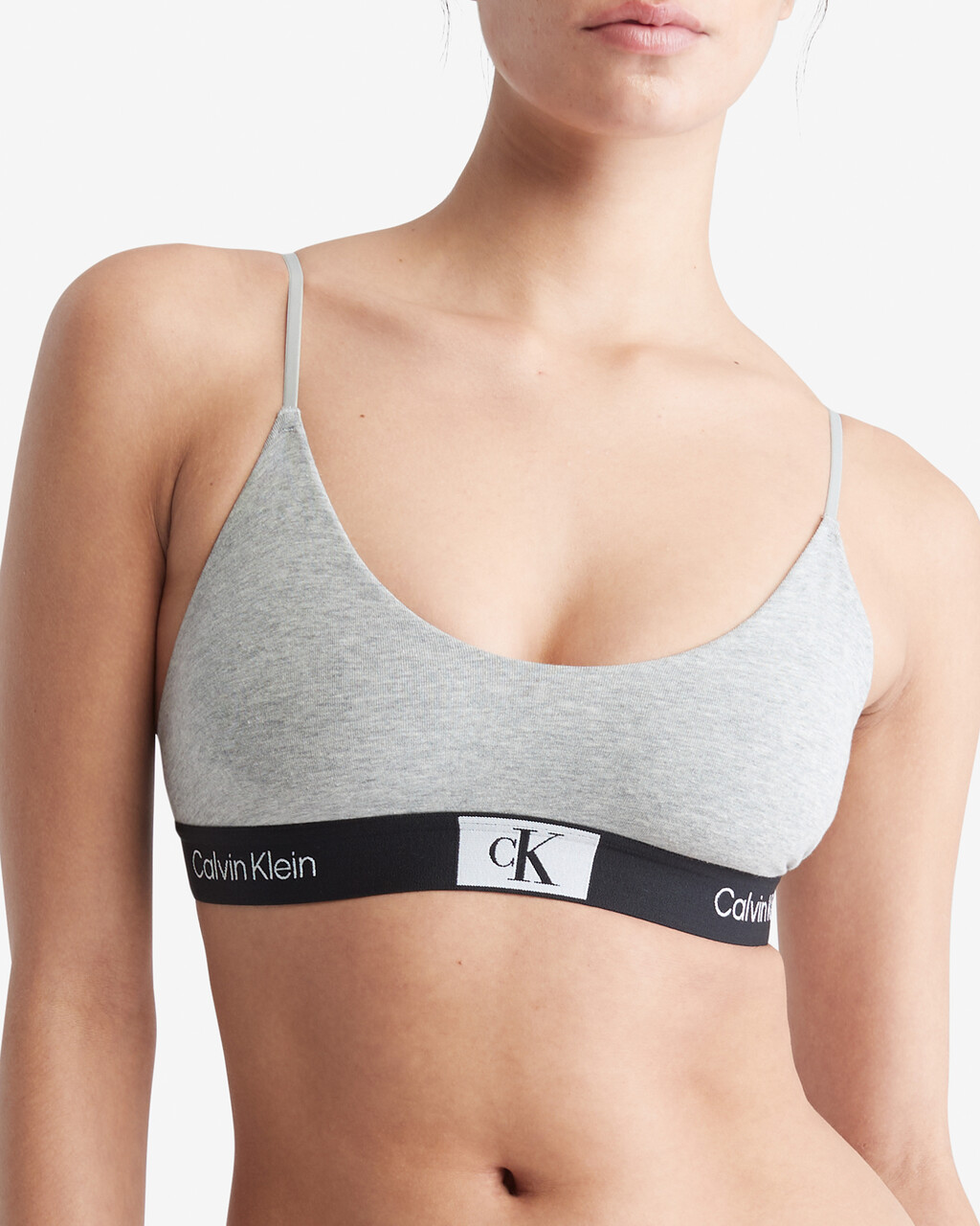 Calvin Klein Women's Monochrome Lightly Lined Bralette - Kingly