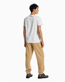 Monogram Organic Cotton Tee, Bright White, hi-res