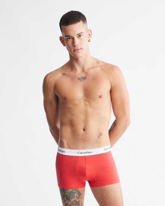 Modern Cotton Stretch 貼身短版四角褲（2 件組）