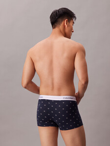 Icon Cotton Stretch Trunks 3 Pack, Misty Grey/DIAMOND LOGO SHORELINE/Punch Pink, hi-res