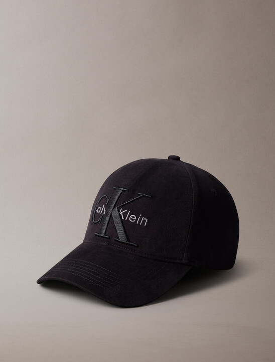 Layered Monogram Logo Graphic Baseball Cap