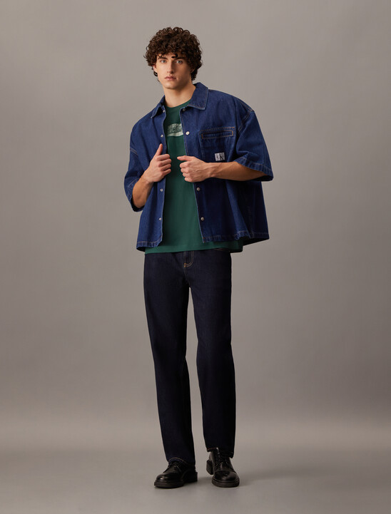 混凝土紋理 Monogram 印花 T 裇