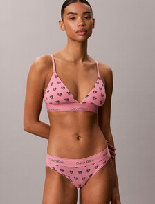 Icon Cotton Modal 薄墊三角罩杯內衣, Be Mine CK Calm Pink, hi-res