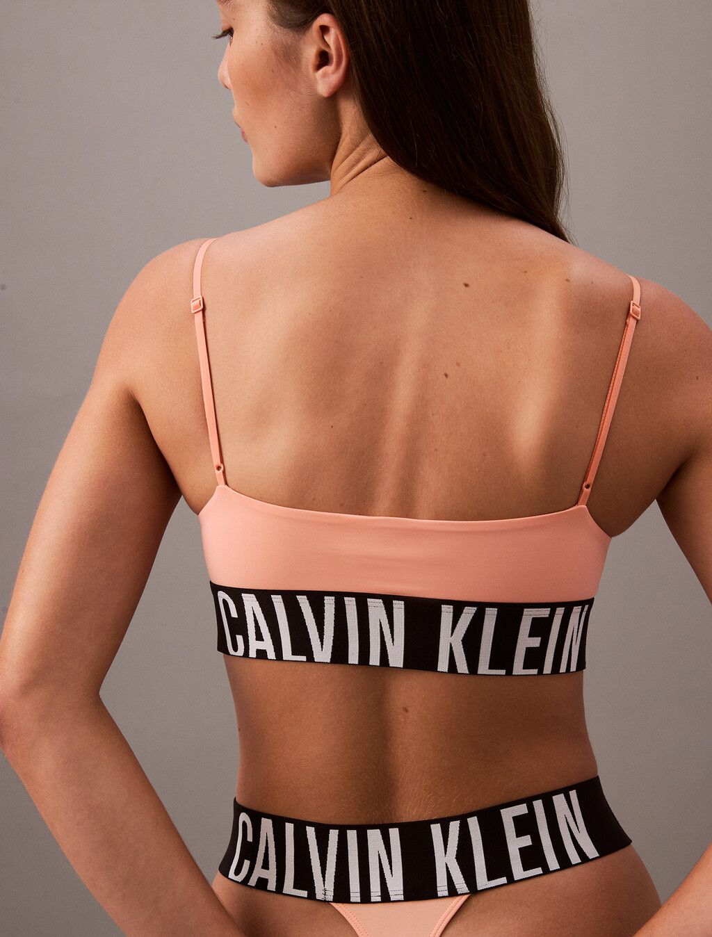 Intense Power Microfiber Cooling Unlined Bralette, Papaya Punch, hi-res