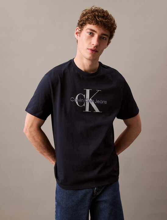 Monogram Logo Graphic Classic Crewneck T-Shirt