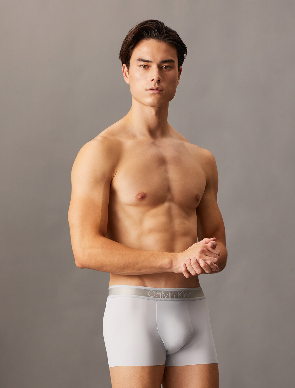 Tonal Logo Microfiber Low Rise Trunks, Plein Air, hi-res