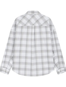Relaxed Cotton Shirt, Brilliant White, hi-res