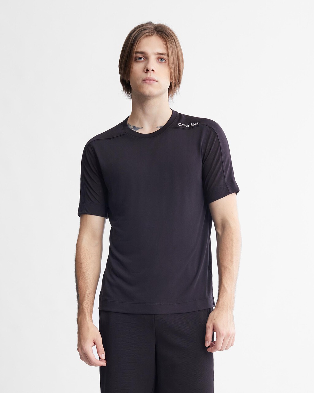 Icon Burnout Logo Short Sleeve Tee, BLACK BEAUTY, hi-res