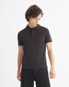 標誌飾邊 POLO 裇, Ck Black, hi-res