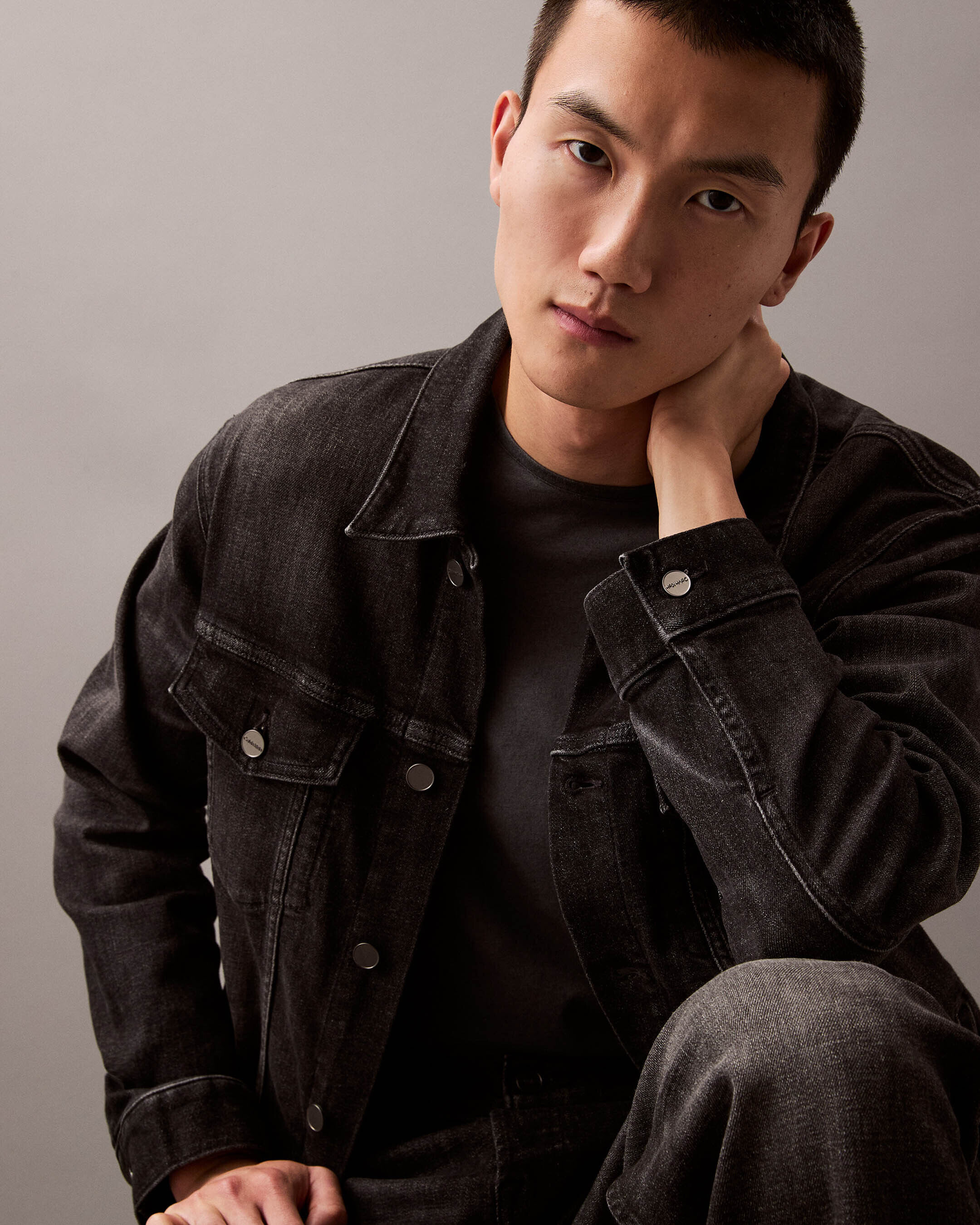 ジャケット・アウター Cashmere Denim Trucker Jacket Men's Cashmere Lined Jean Jacket,Mens Sherpa Fleece Lined