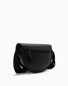 CKJ Tagged Saddle Bag, BLACK, hi-res