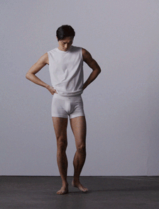 Jung Kook for Calvin Klein Heritage Cotton Monologo Trunk, Lily, hi-res