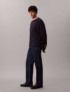 Straight Leg Carpenter Jeans, INDIGO GRAVEL, hi-res