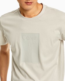 Subtle Color Block T 恤, Stratus Grey, hi-res