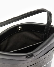 SCULPTED MONOGRAM 手提袋, BLACK, hi-res
