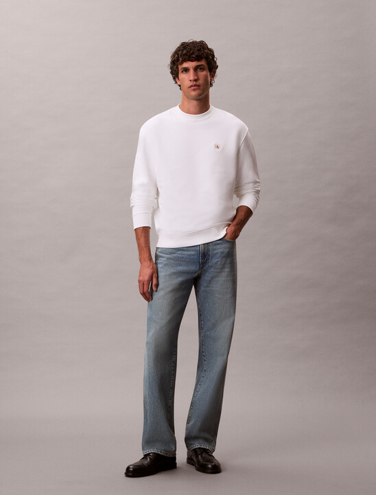 Cotton Terry Badge Sweatshirt