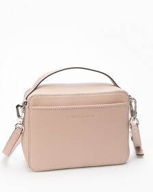 MINIMAL MONOGRAM CAMERA BAG, DARK BLUSH, hi-res