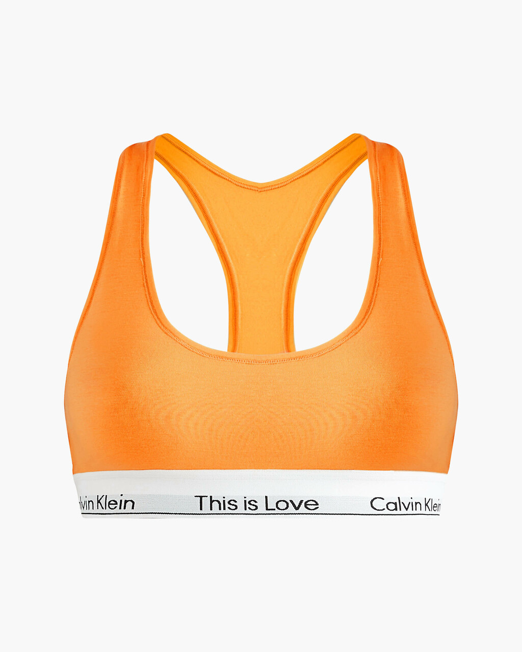 Modern Cotton Unlined Bralette, orange