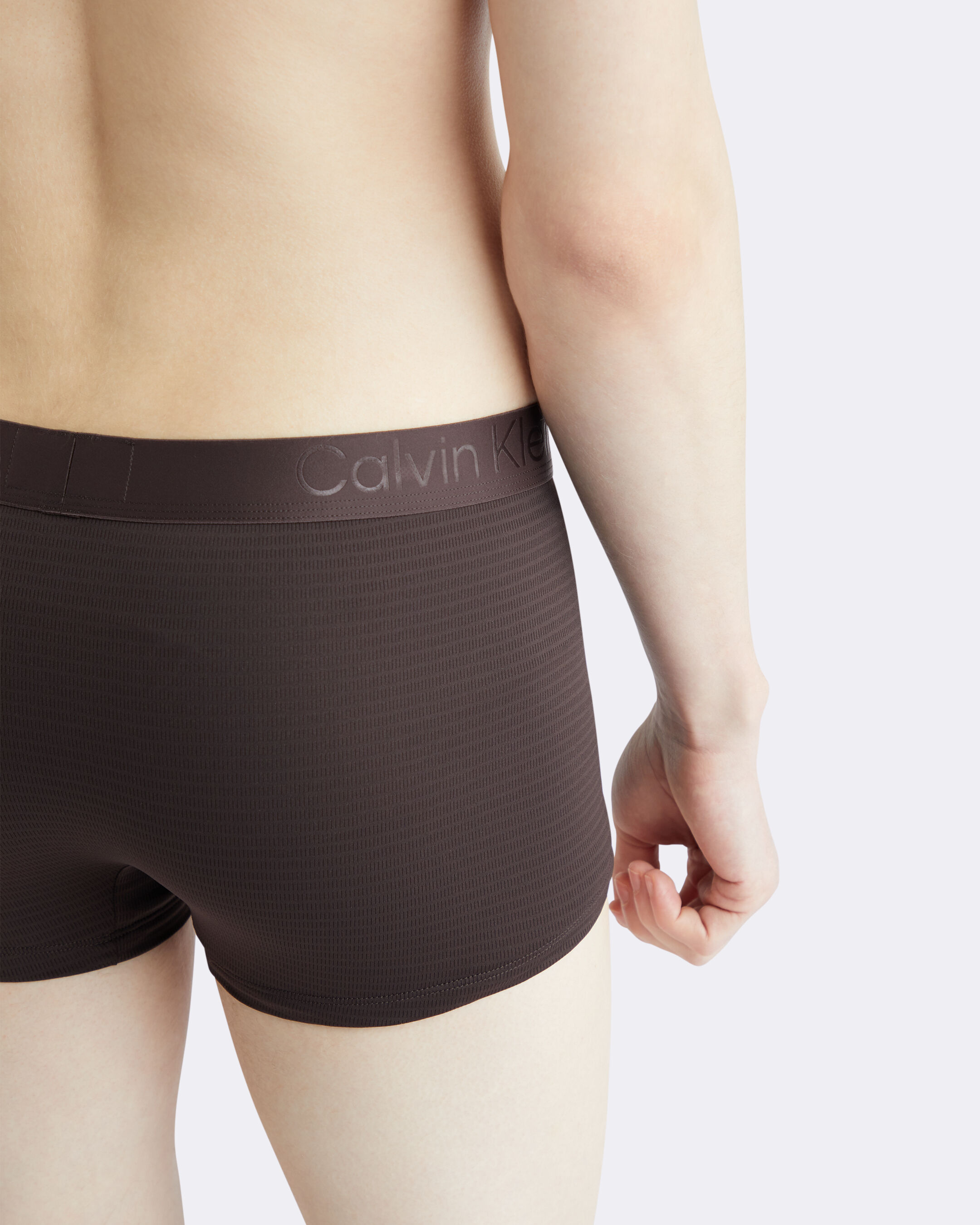 CK Black Jacquard Mesh Trunks brown Calvin Klein Hong Kong