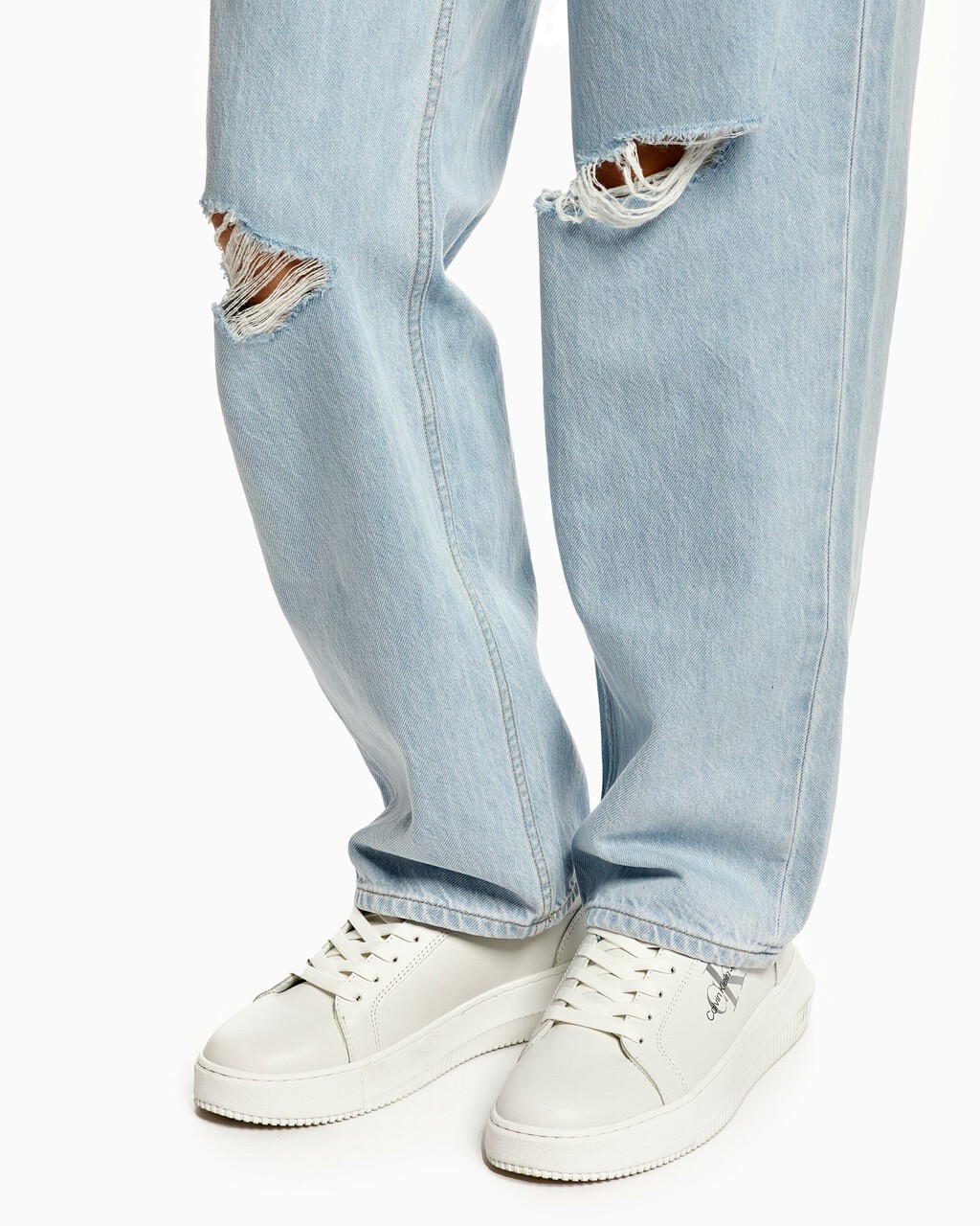 RECONSIDERED 90 年代直腳牛仔褲, Bleached Blue, hi-res
