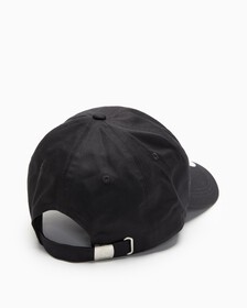 EMBROIDERED LOGO 棒球帽, BLACK, hi-res