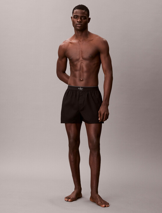 CK X Cotton Monogram 修身四角內褲