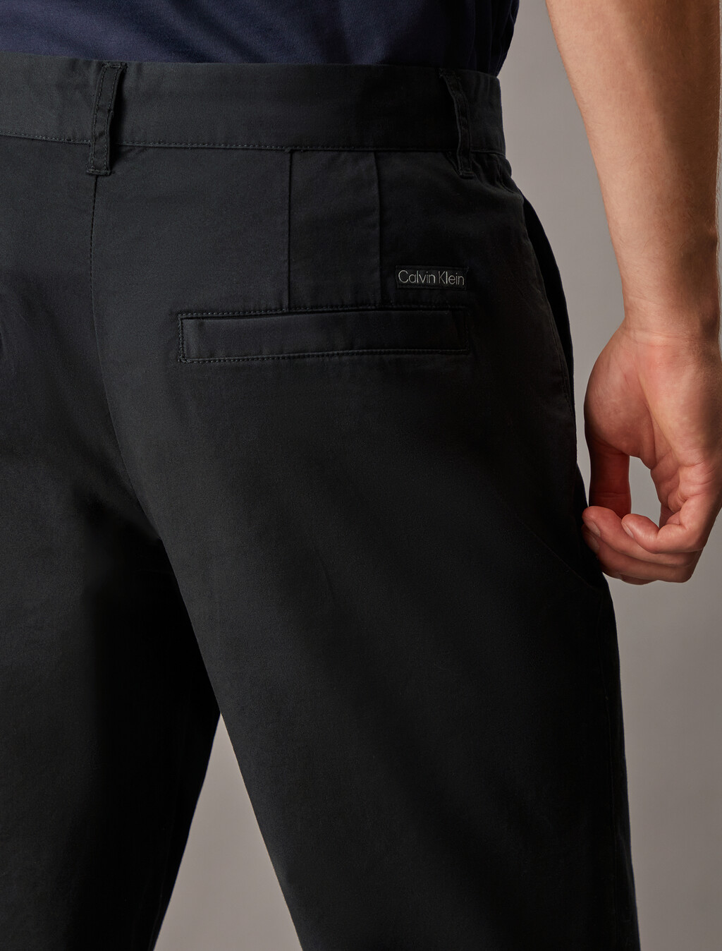 Essentials Taper Chinos, Ck Black, hi-res