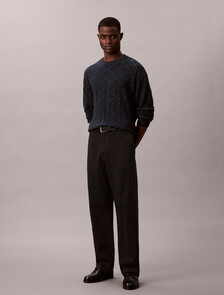 Allover Emblem Logo Relaxed Jumper, Magical Forest, hi-res