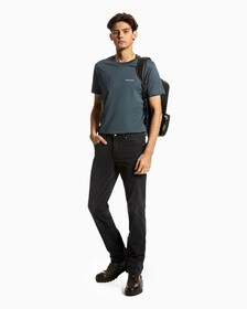 Urban Monogram Slim Tee, Ocean Teal, hi-res